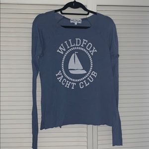 WILDFOX LONG SLEEVE SHIRT